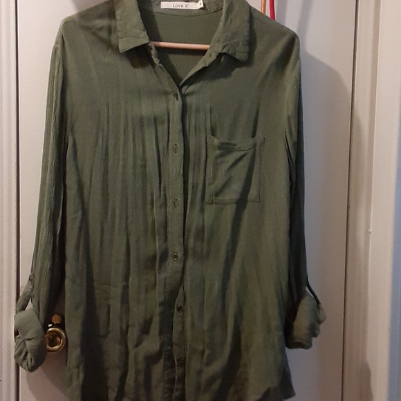 Long sleeve Rayon Top - Picture 1 of 3